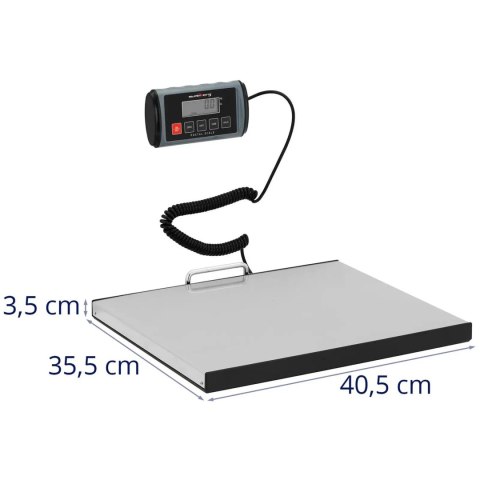 WAGA PACZKOWA POCZTOWA LCD 35.5 X 40.5 CM 100 KG / 0.05 KG WAGA PACZKOWA POCZTOWA LCD 35.5 X 40.5 CM 100 KG / 0.05 KG