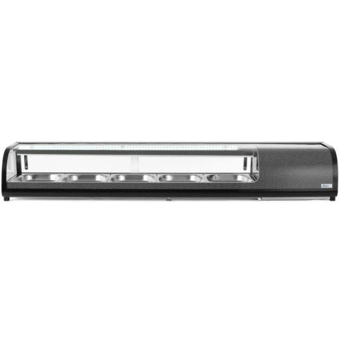 WITRYNA CHŁODNICZA EKSPOZYCYJNA Z OŚWIETLENIEM LED 5 X GN 1/2 190 W WITRYNA CHŁODNICZA EKSPOZYCYJNA Z OŚWIETLENIEM LED 5 X GN 1/2 190 W