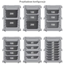 POJEMNIK TERMOIZOLACYJNY TERMOS CATERINGOWY EEP 8 X TACE LUB POJEMNIKI GN1/1 100L - HENDI 707999