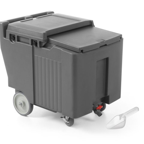 POJEMNIK TERMOIZOLACYJNY TERMOS DO TRANSPORTU LODU MOBILNY NA KÓŁKACH POJ. 110L POJEMNIK TERMOIZOLACYJNY TERMOS DO TRANSPORTU LODU MOBILNY NA KÓŁKACH POJ. 110L