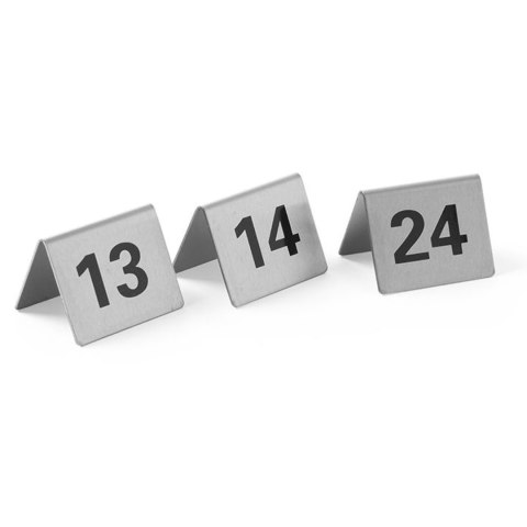 TABLICZKA INFORMACYJNA NUMER STOLIKA 13-24 STAL NIERDZEWNA ZESTAW 12SZT. - HENDI 663851 TABLICZKA INFORMACYJNA NUMER STOLIKA 13-24 STAL NIERDZEWNA ZESTAW 12SZT. - HENDI 663851