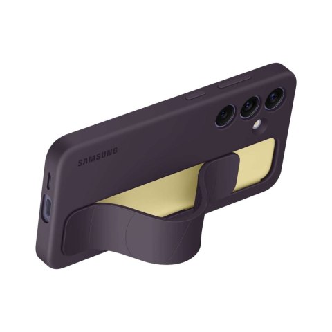 Oryginalne etui pokrowiec do Samsung Galaxy S24 z uchwytem i podstawką Standing Grip Case ciemnofioletowe Oryginalne etui pokrowiec do Samsung Galaxy S24 z uchwytem i podstawką Standing Grip Case ciemnofioletowe