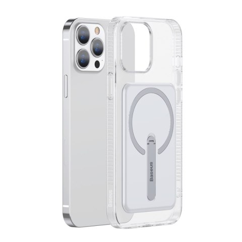 Magnetyczne etui obudowa z podstawką do iPhone 13 Pro 6.1'' 2021 przezroczysty Magnetyczne etui obudowa z podstawką do iPhone 13 Pro 6.1'' 2021 przezroczysty