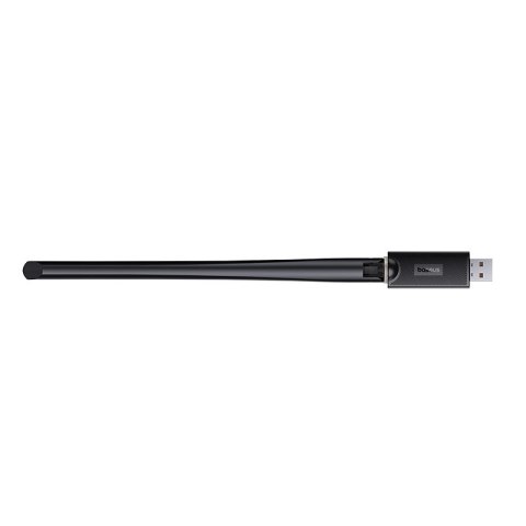 Zewnętrzna karta sieciowa USB WiFi 2.4GHz 150Mb/s z anteną 6dBi czarna Zewnętrzna karta sieciowa USB WiFi 2.4GHz 150Mb/s z anteną 6dBi czarna