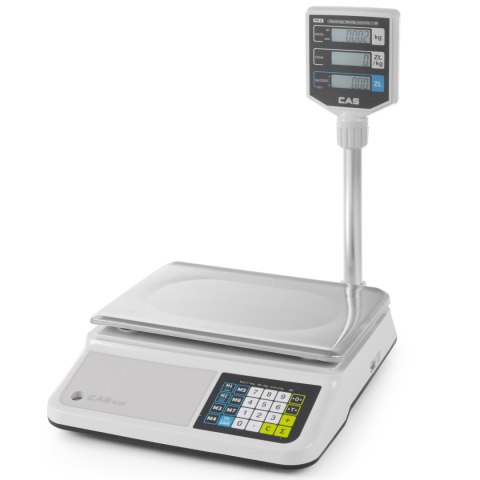 WAGA KALKULACYJNA SKLEPOWA Z LEGALIZACJĄ I WYSIĘGNIKIEM DO 15KG 2G / 5G CAS HENDI 580455 WAGA KALKULACYJNA SKLEPOWA Z LEGALIZACJĄ I WYSIĘGNIKIEM DO 15KG 2G / 5G CAS HENDI 580455