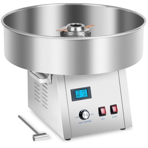 WYDAJNA MASZYNA DO WATY CUKROWEJ 1500W 4KG/H 62CM ROYAL CATERING RCZK-1500S-W WYDAJNA MASZYNA DO WATY CUKROWEJ 1500W 4KG/H 62CM ROYAL CATERING RCZK-1500S-W