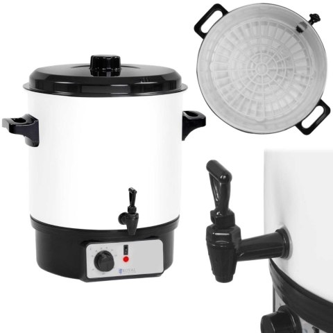 PODGRZEWACZ WARNIK DO GRZAŃCA GRZANEGO WINA KAWY Z KRANEM 1800W 27L PODGRZEWACZ WARNIK DO GRZAŃCA GRZANEGO WINA KAWY Z KRANEM 1800W 27L