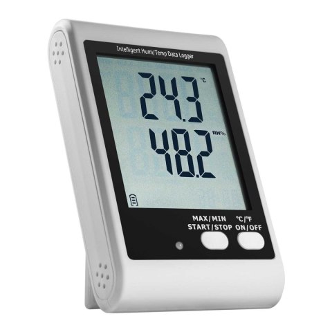 TERMOHIGROMETR REJESTRATOR TEMPERATURY I WILGOTNOŚCI ZAKRES 0 - 100% -35 - 70DEG;C USB TERMOHIGROMETR REJESTRATOR TEMPERATURY I WILGOTNOŚCI ZAKRES 0 - 100% -35 - 70DEG;C USB