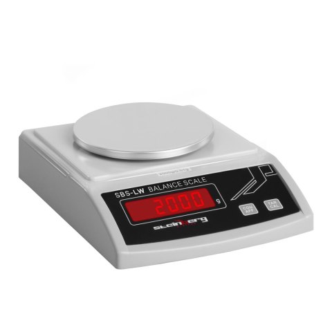 WAGA LABORATORYJNA PRECYZYJNA ZE SZKLANĄ OSŁONĄ WYŚWIETLACZEM LED 2000G / 0.01G WAGA LABORATORYJNA PRECYZYJNA ZE SZKLANĄ OSŁONĄ WYŚWIETLACZEM LED 2000G / 0.01G