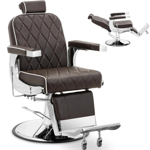 Fotel fryzjerski barberski kosmetyczny do tatuażu regulowany Physa FOXLEY - brązowy Fotel fryzjerski barberski kosmetyczny do tatuażu regulowany Physa FOXLEY - brązowy