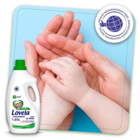 Lovela Family Płyn do Prania Color 1,85l Lovela Family Płyn do Prania Color 1,85l