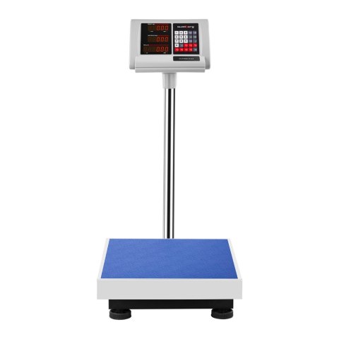 WAGA PLATFORMOWA MAGAZYNOWA LICZĄCA 40X50CM ZASILACZ + AKUMULATOR 300KG / 50G WAGA PLATFORMOWA MAGAZYNOWA LICZĄCA 40X50CM ZASILACZ + AKUMULATOR 300KG / 50G