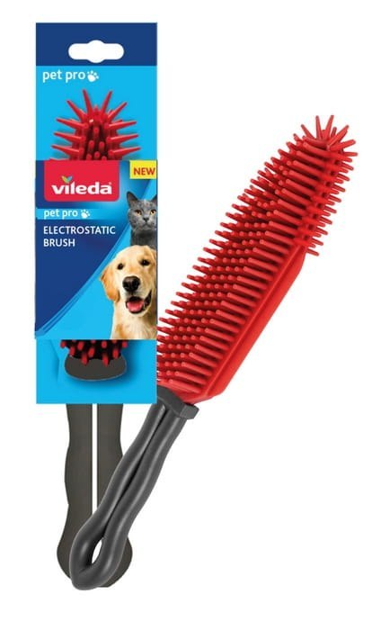 Vileda Pet Pro Szczotka elektrostatyczna do sierści i włosów Vileda Pet Pro Szczotka elektrostatyczna do sierści i włosów
