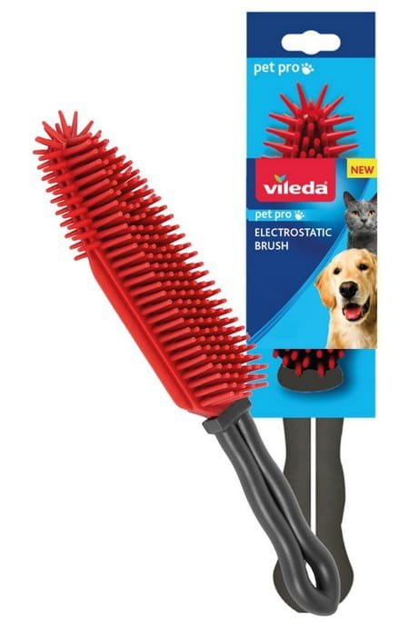 Vileda Pet Pro Szczotka elektrostatyczna do sierści i włosów Vileda Pet Pro Szczotka elektrostatyczna do sierści i włosów