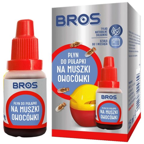 BROS - płyn do pułapki na muszki owocówki 15ml BROS - płyn do pułapki na muszki owocówki 15ml