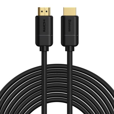Kabel przewód HDMI 2.0 4K 30Hz 3D HDR 18Gbps 8m - czarny Kabel przewód HDMI 2.0 4K 30Hz 3D HDR 18Gbps 8m - czarny