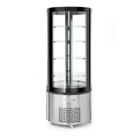 WITRYNA CHŁODNICZA CUKIERNICZA OKRĄGŁA 4 PÓŁKI LED 360L WITRYNA CHŁODNICZA CUKIERNICZA OKRĄGŁA 4 PÓŁKI LED 360L