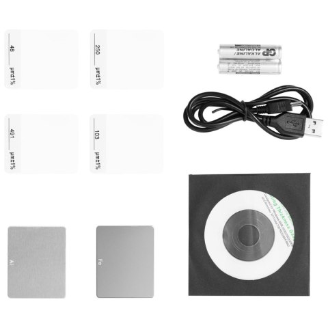 MIERNIK TESTER GRUBOŚCI LAKIERU SAMOCHODOWEGO ZAKRES 0 - 500 µM USB MIERNIK TESTER GRUBOŚCI LAKIERU SAMOCHODOWEGO ZAKRES 0 - 500 µM USB