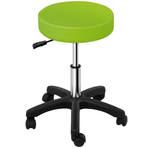 TABORET STOŁEK HOKER KOSMETYCZNY OBROTOWY NA KÓŁKACH PHYSA AVERSA ZIELONY TABORET STOŁEK HOKER KOSMETYCZNY OBROTOWY NA KÓŁKACH PHYSA AVERSA ZIELONY