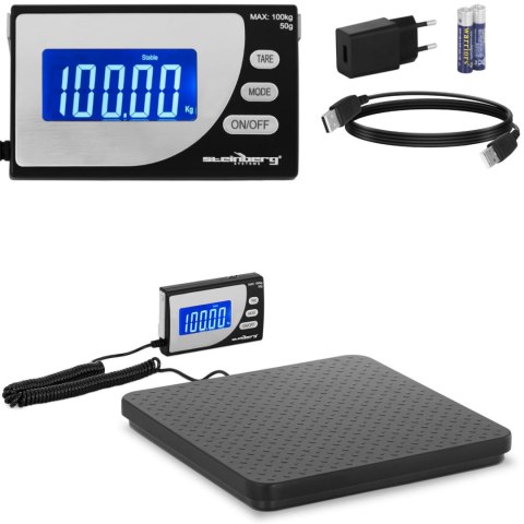 WAGA PRZEMYSŁOWA PACZKOWA DO 100 KG / 0.1 G LCD USB WAGA PRZEMYSŁOWA PACZKOWA DO 100 KG / 0.1 G LCD USB