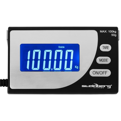 WAGA PRZEMYSŁOWA PACZKOWA DO 100 KG / 0.1 G LCD USB WAGA PRZEMYSŁOWA PACZKOWA DO 100 KG / 0.1 G LCD USB