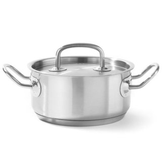 Garnek niski Kitchen Line z pokrywką 7.3 l śr. 280 x 120 h - Hendi 836033