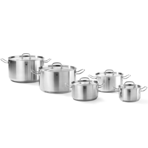 Garnek niski Kitchen Line z pokrywką 7.3 l śr. 280 x 120 h - Hendi 836033