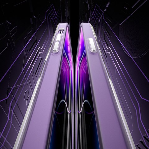 Magnetyczne etui iPhone 14 Pro Max MagSafe PQY Geek Series srebrne