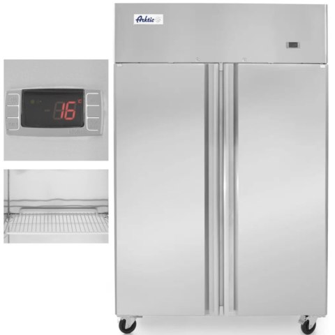 Szafa chłodnicza lodówka gastronomiczna 2-drzwiowa Profi Line 900L - Hendi 233122