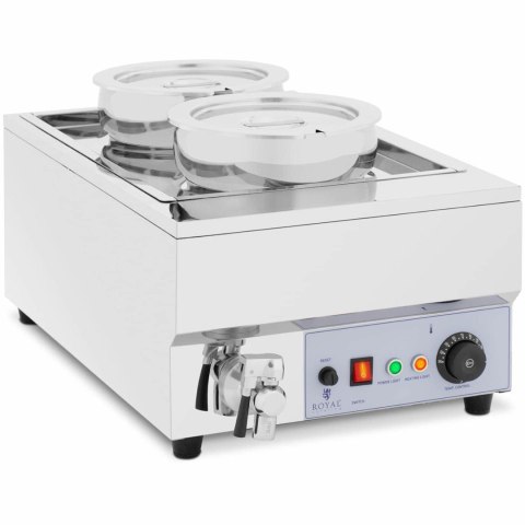 Bemar elektryczny podgrzewacz stacja do zupy fondue czekolady 1500 W 2 x 7 l