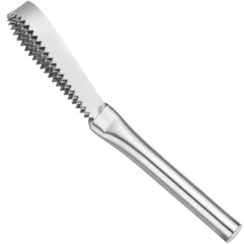 Skrobak do usuwania łusek z ryb stalowy 240 x 46 mm