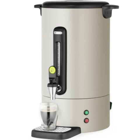 Zaparzacz do kawy z kranem ociekaczem UNIQ 14 l 1750 W - jasnoszary