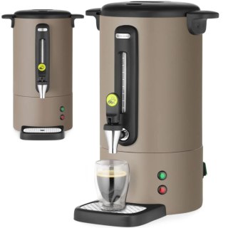Zaparzacz do kawy z kranem ociekaczem UNIQ 7 l 1050 W - taupe