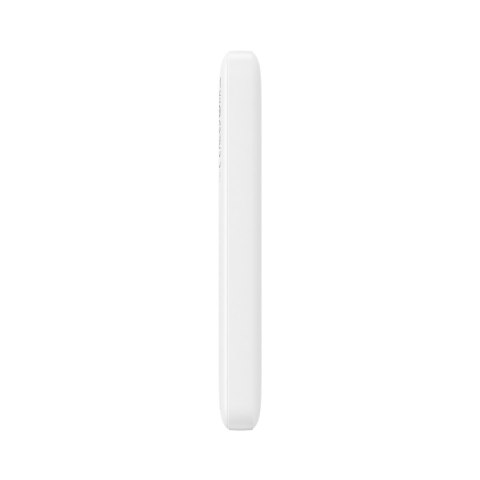 Powerbank Airpow 20W 10000mAh z kablem USB-A - USB-C 30cm - biały
