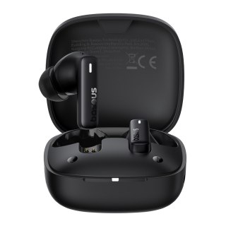 Słuchawki bezprzewodowe Bowie E19 TWS dokanałowe USB-C - czarne
