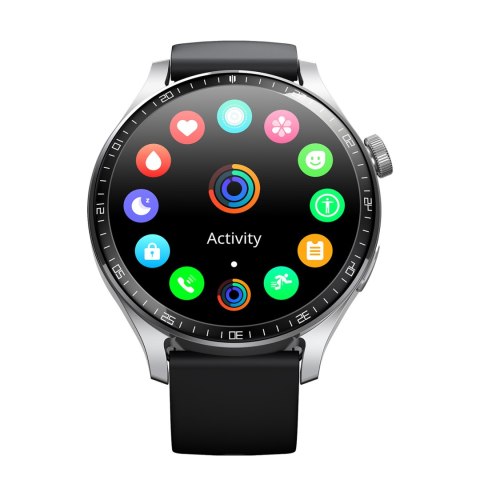 Smartwatch Classic Series JR-FC2 Pro z funkcją odbierania połączeń - srebrny