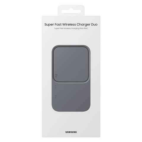 Ładowarka Samsung indukcyjna 15W - czarna + ładowarka sieciowa + kabel