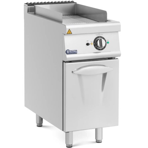 Płyta grillowa grill elektryczny ryflowany z szafką 33.5 x 55 cm 5.4 kW