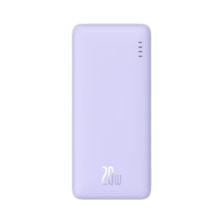 Powerbank 10000mAh Airpow Fast Charge 20W - fioletowy