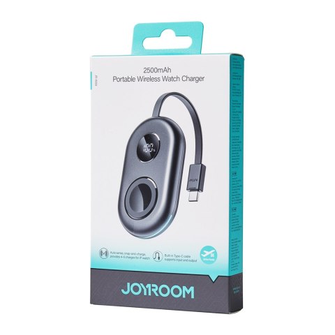 Powerbank 2500mAh z ładowarką Apple Watch 3W i kablem USB-C - czarny