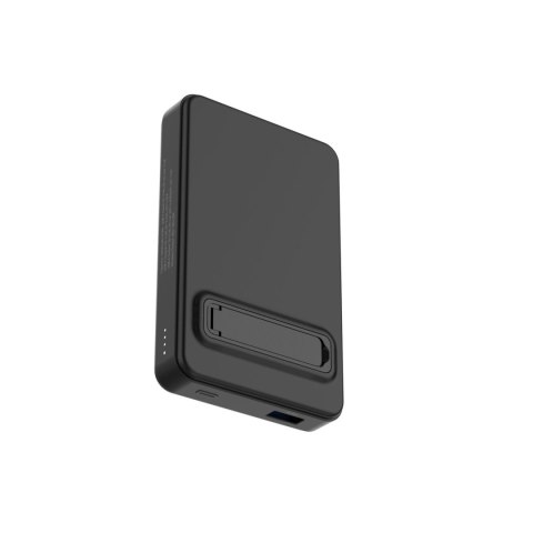 Powerbank magnetyczny Qi2 10000mAh z podstawką USB-A USB-C 22.5W PD - czarny