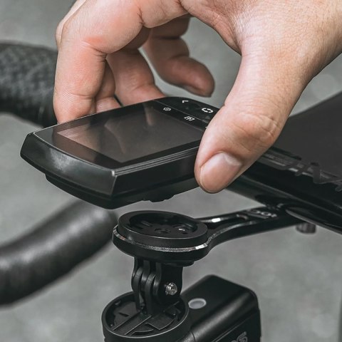 Uchwyt rowerowy do Garmin kamery GoPro lampki przedniej - czarny