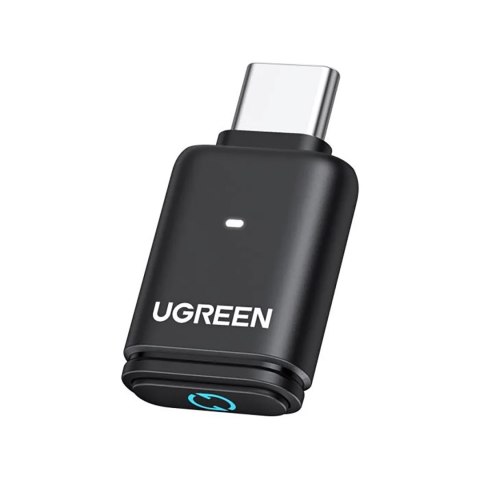Adapter audio transmiter Bluetooth 5.3 aptX USB-C - czarny