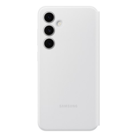 Etui z klapką Samsung Smart View Wallet do Samsung Galaxy S24 FE - białe