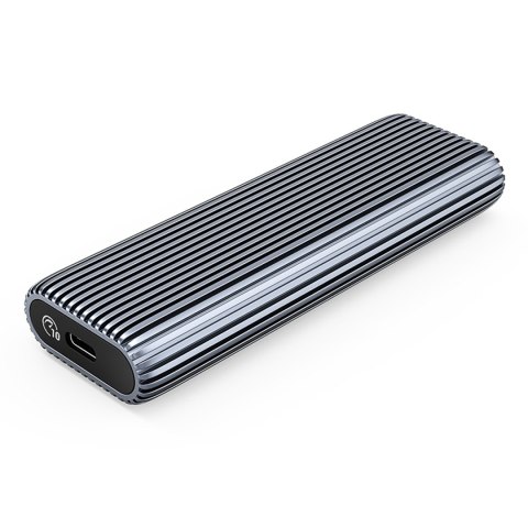 Kieszeń obudowa na dysk AM2C3-G2 M.2 NVME USB-C - szara