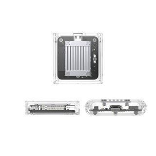 Kieszeń obudowa na dysk TC20-M2-10G M.2 NVME USB-C - przezroczysta