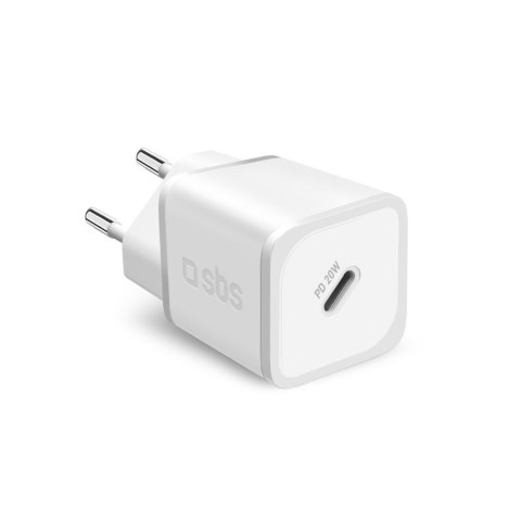 Ładowarka sieciowa GaN z Power Delivery 20W - biała