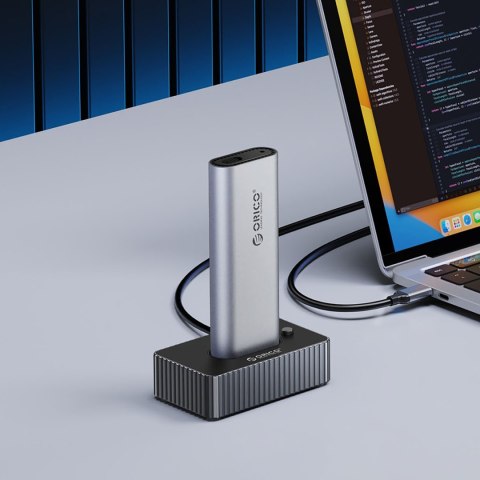 Stacja dokująca IT18C3 na dysk M.2 NVMe / SATA - szara