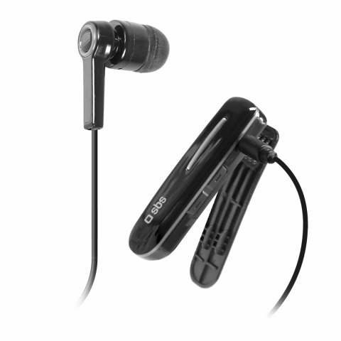 Bezprzewodowa słuchawka z klipsem Bluetooth - czarna
