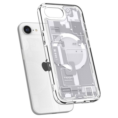 Etui case na iPhone 16e Zero One Ultra Hybrid MagSafe - białe